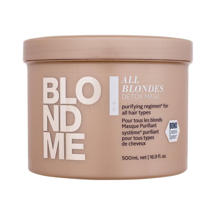 Schwarzkopf Professional Blond Me All Blondes Detox Mask Haarmaske für Frauen 500 ml