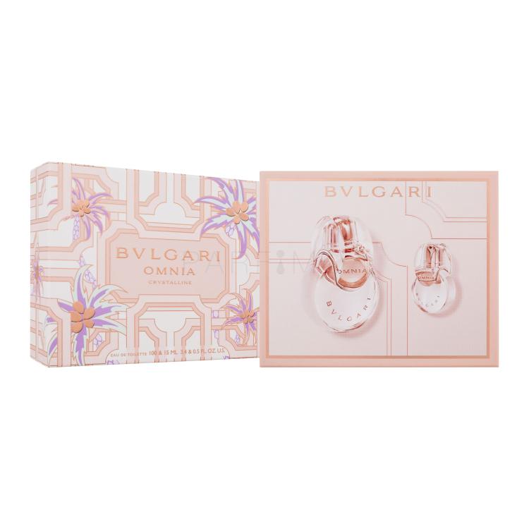 Bvlgari Omnia Crystalline Geschenkset Eau de Toilette 100 ml + Eau de Toilette 15 ml