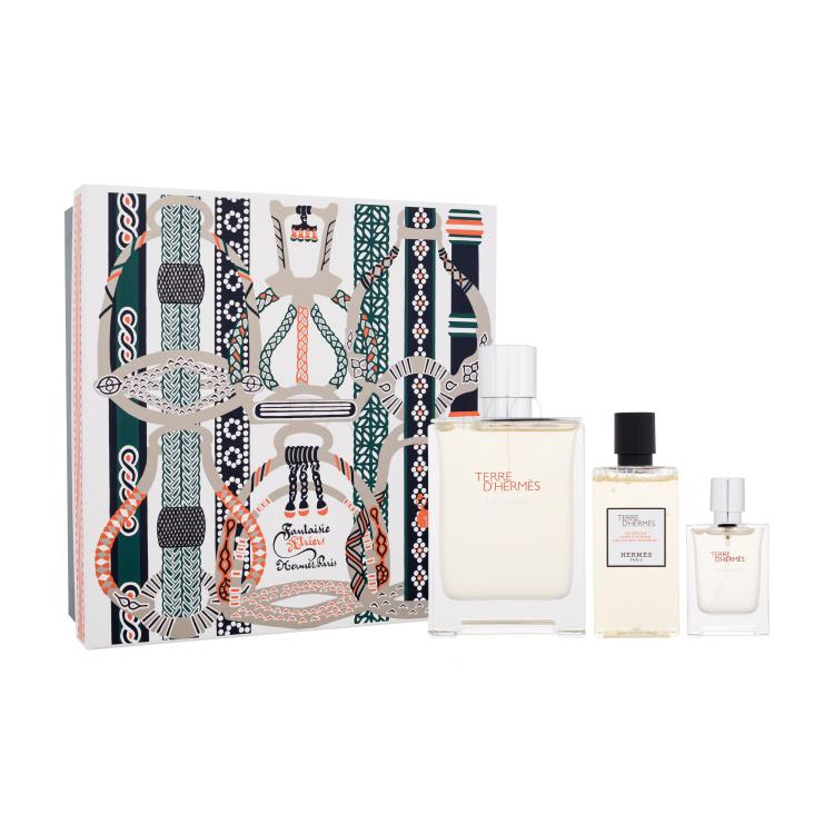 Hermes Terre d´Hermès Eau Givrée Geschenkset Eau de Parfum 100 ml + Duschgel 80 ml + Eau de Parfum 12,5 ml