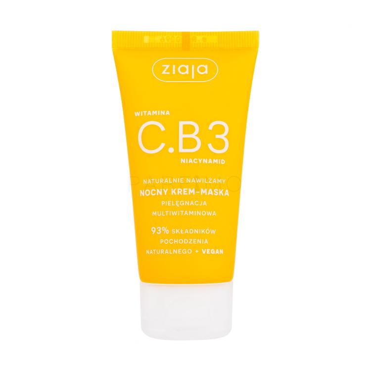 Ziaja Vitamin C.B3 Niacinamide Night Cream-Mask Nachtcreme für Frauen 50 ml