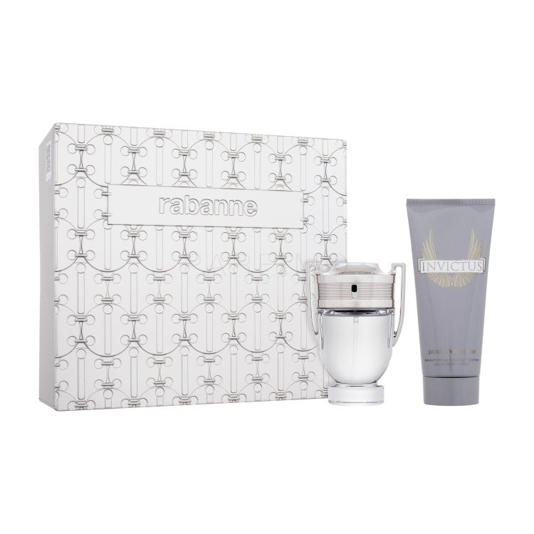 Paco Rabanne Invictus SET5 Geschenkset Eau de Toilette 50 ml + Duschgel 100 ml + Dose