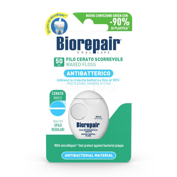 Biorepair Antibacterial Waxed Floss Zahnseide 1 St.