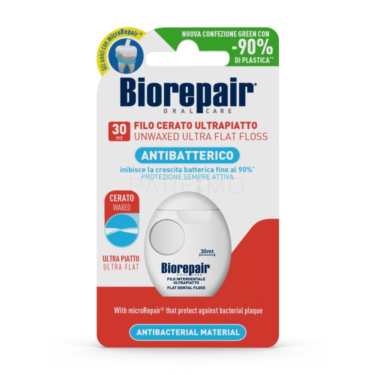 Biorepair Antibacterial Unwaxed Ultra Flat Floss Zahnseide 1 St.