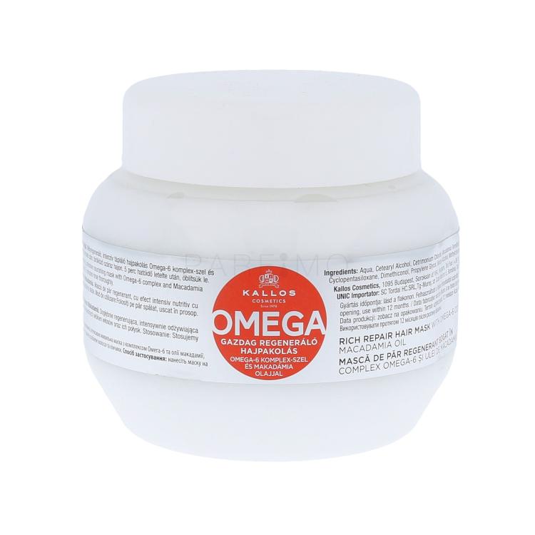 Kallos Cosmetics Omega Haarmaske für Frauen 275 ml