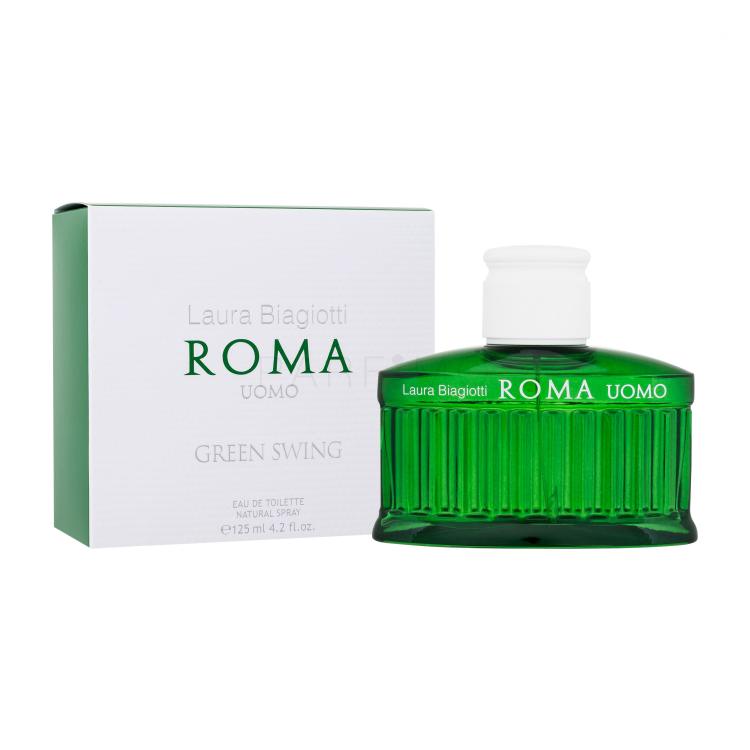 Laura Biagiotti Roma Uomo Green Swing Eau de Toilette für Herren 125 ml