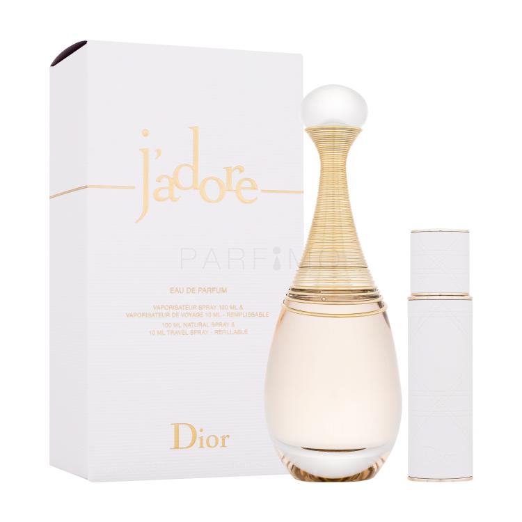 Dior J&#039;adore Geschenkset Eau de Parfum 100 ml + Eau de Parfum in nachfüllbarer Flasche 10 ml