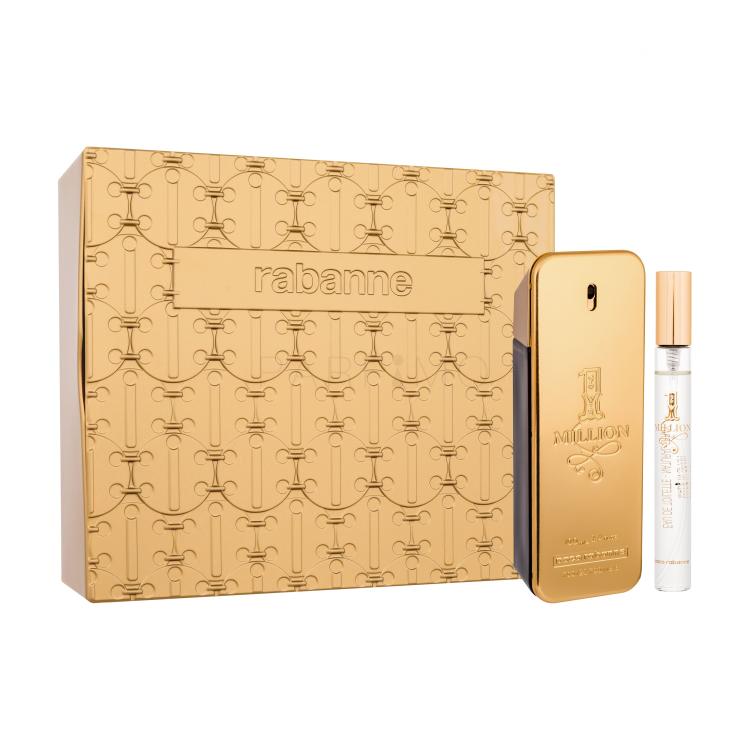 Paco Rabanne 1 Million Geschenkset Eau de Toilette 100 ml + Eau de Toilette 10 ml + Dose