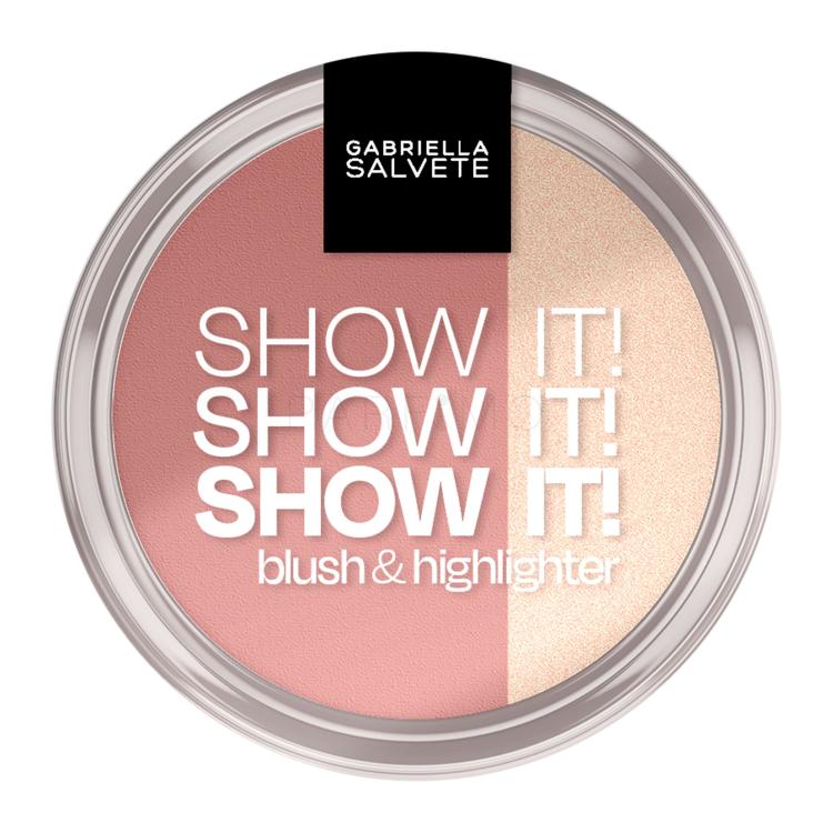 Gabriella Salvete Show It! Blush &amp; Highlighter Rouge für Frauen 9 g Farbton  02