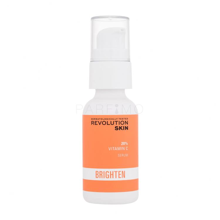 Revolution Skincare Brighten 20% Vitamin C Serum Gesichtsserum für Frauen 30 ml