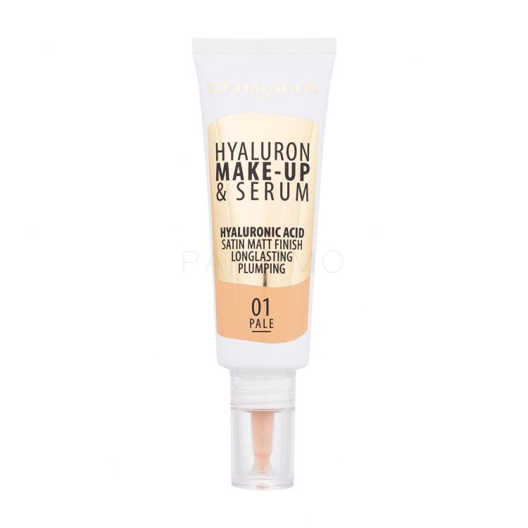 Dermacol Hyaluron Make-Up &amp; Serum Foundation für Frauen 25 g Farbton  01 Pale