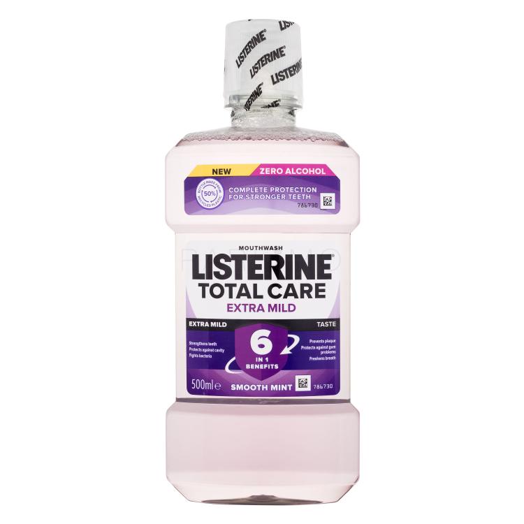 Listerine Total Care Extra Mild Taste Smooth Mint Mundwasser 500 ml