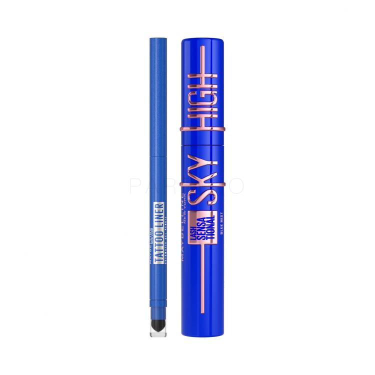 Set Mascara Maybelline Lash Sensational Sky High + Kajalstift Maybelline Tattoo Liner Automatic Gel Pencil