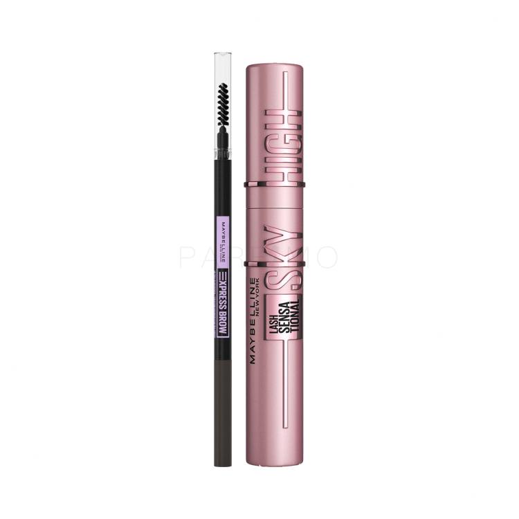 Set Mascara Maybelline Lash Sensational Sky High + Augenbrauenstift Maybelline Express Brow Ultra Slim