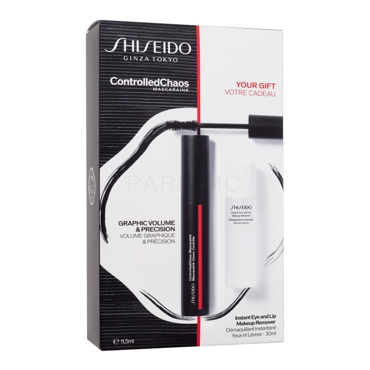 Shiseido ControlledChaos MascaraInk Geschenkset Mascara ControlledChaos MascaraInk 11,5 ml + Make-Up Entferner Instant Eye and Lip Makeup Remover 30 ml