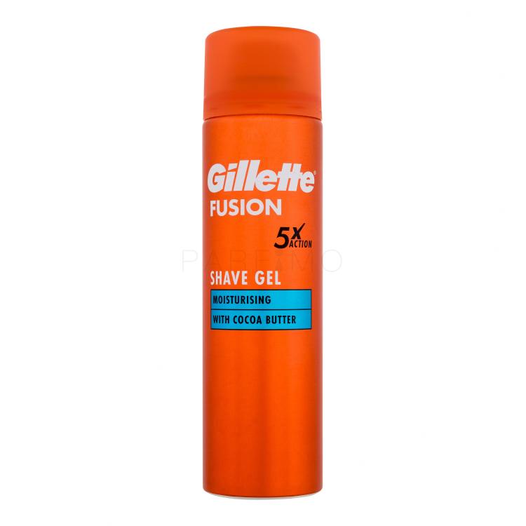 Gillette Fusion Moisturising Shave Gel Rasiergel für Herren 200 ml