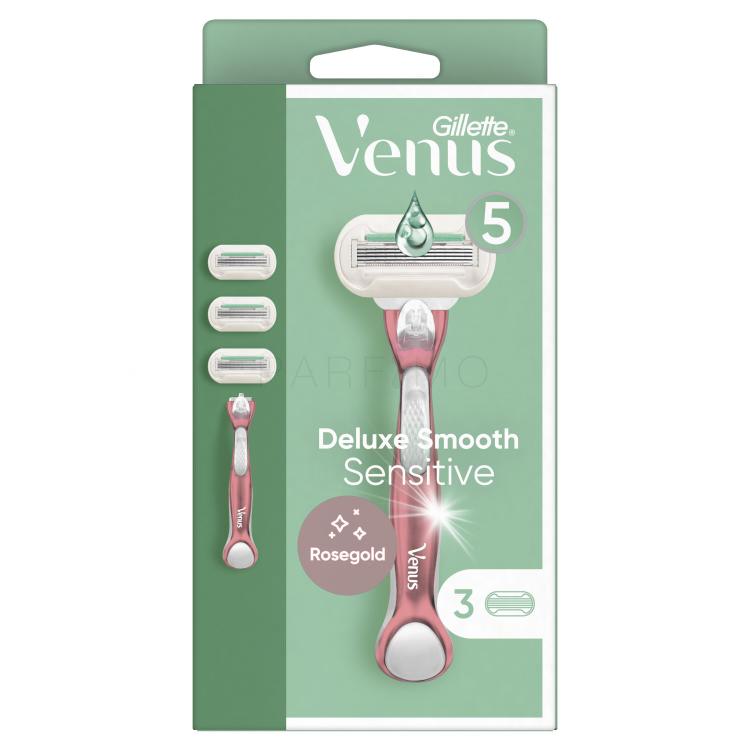 Gillette Venus Deluxe Smooth Sensitive Rasierer für Frauen Set