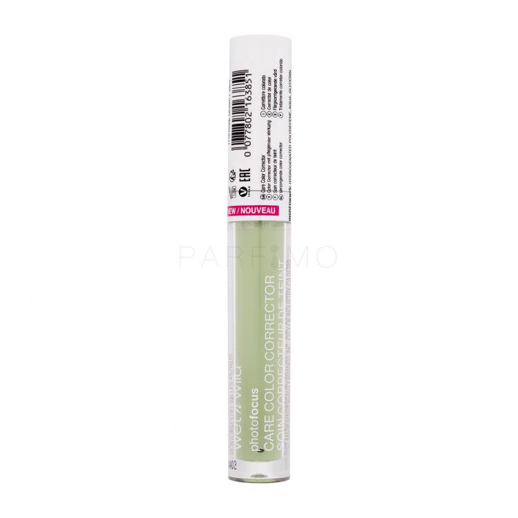 Wet n Wild Photo Focus Care Color Corrector Concealer für Frauen 3,3 ml Farbton  Green