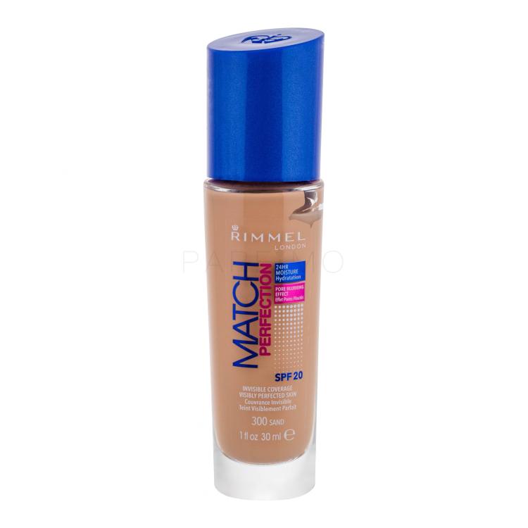 Rimmel London Match Perfection SPF20 Foundation für Frauen 30 ml Farbton  201 Classic Beige