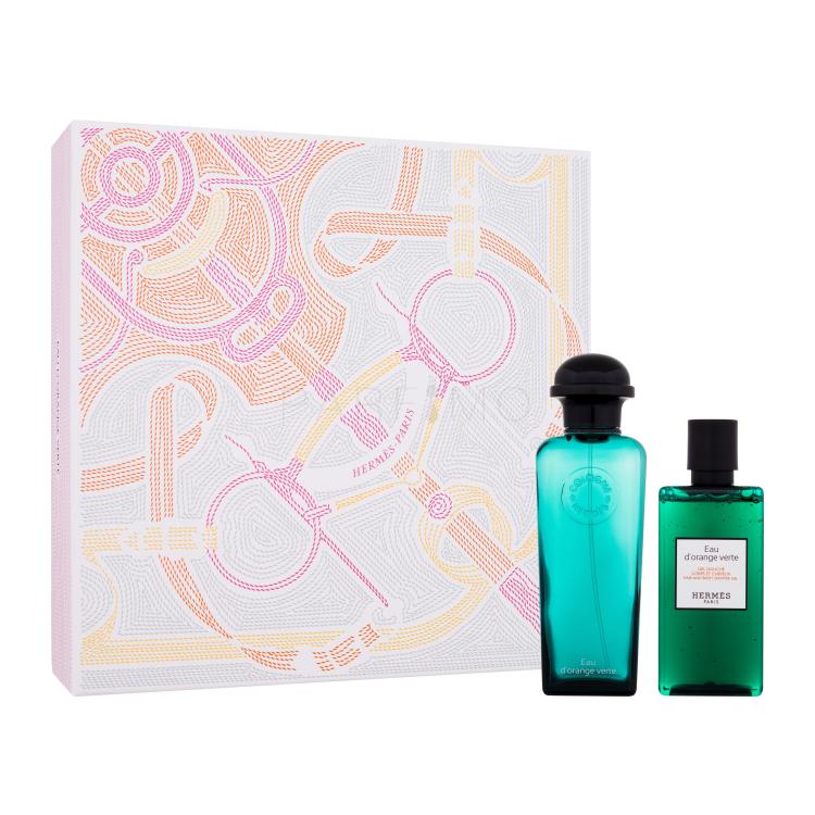 Hermes Eau d´Orange Verte Geschenkset Eau de Cologne 100 ml + Duschgel 80 ml