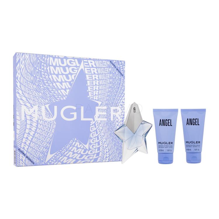 Mugler Angel SET3 Geschenkset Eau de Parfum 25 ml + Körperlotion 50 ml + Duschgel 50 ml