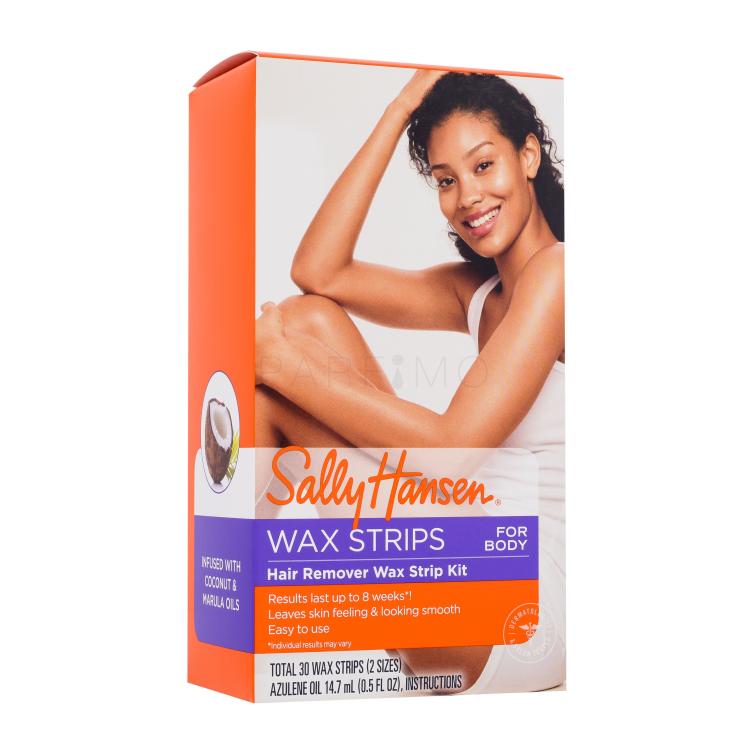 Sally Hansen Wax Hair Remover Wax Strip Kit For Body Depilationspräparat für Frauen Set