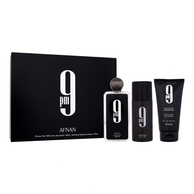 Afnan 9pm Geschenkset Eau de Parfum 100 ml + Duschgel 150 ml + Deodorant 150 ml