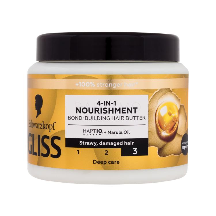 Schwarzkopf Gliss Nourishment 4-in-1 Hair Butter Haarmaske für Frauen 400 ml