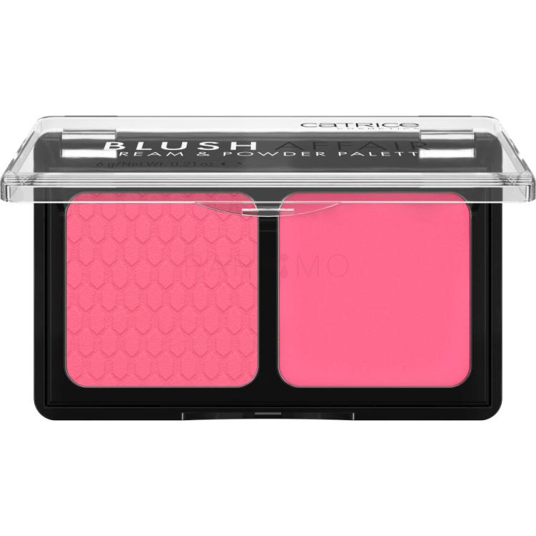 Catrice Blush Affair Cream &amp; Powder Palette Rouge für Frauen 6 g Farbton  020 Pleasing Pink