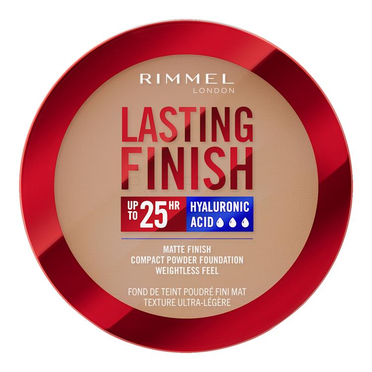 Rimmel London Lasting Finish 25H Compact Powder Foundation SPF20 Foundation für Frauen 7 g Farbton  010 Latte