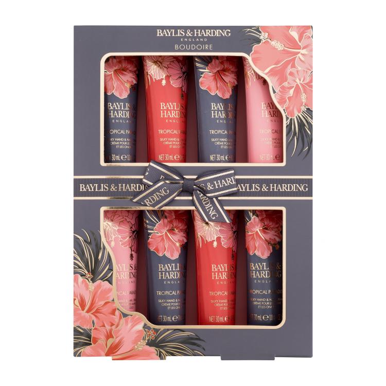 Baylis &amp; Harding Boudoire Tropical Paradise Geschenkset Hand- und Nagelcreme 8 x 30 ml