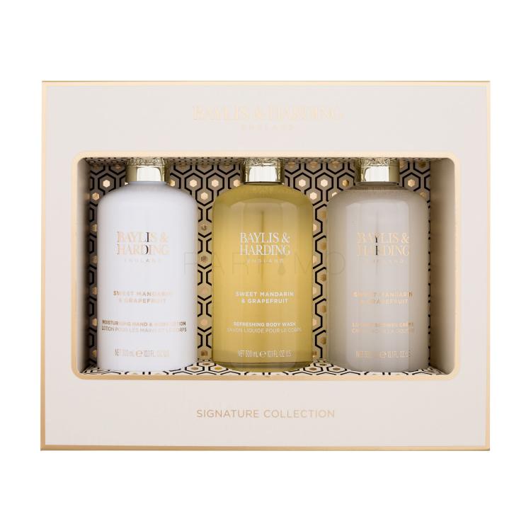 Baylis &amp; Harding Sweet Mandarin &amp; Grapefruit Signature Collection Geschenkset Duschgel 300 ml + Körperlotion 300 ml + Duschcreme 300 ml