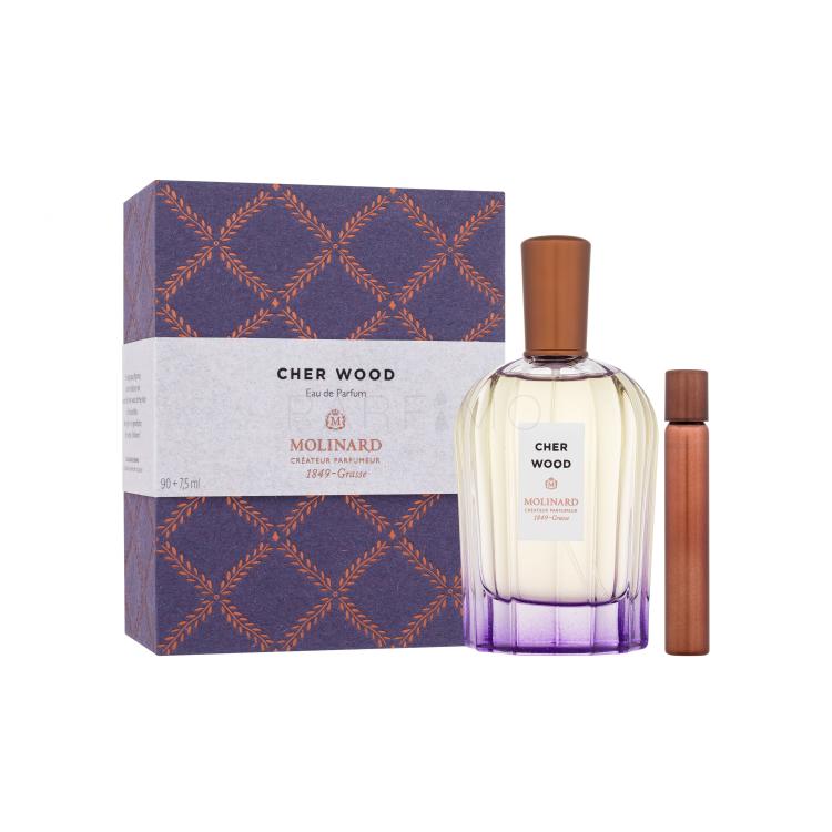 Molinard La Collection Privée Cher Wood Geschenkset Eau de Parfum 90 ml + Deodorant-Roll-on 7,5 ml