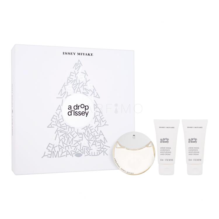 Issey Miyake A Drop d&#039;Issey Geschenkset Eau de Parfum 50 ml + Handcreme 2 x 50 ml