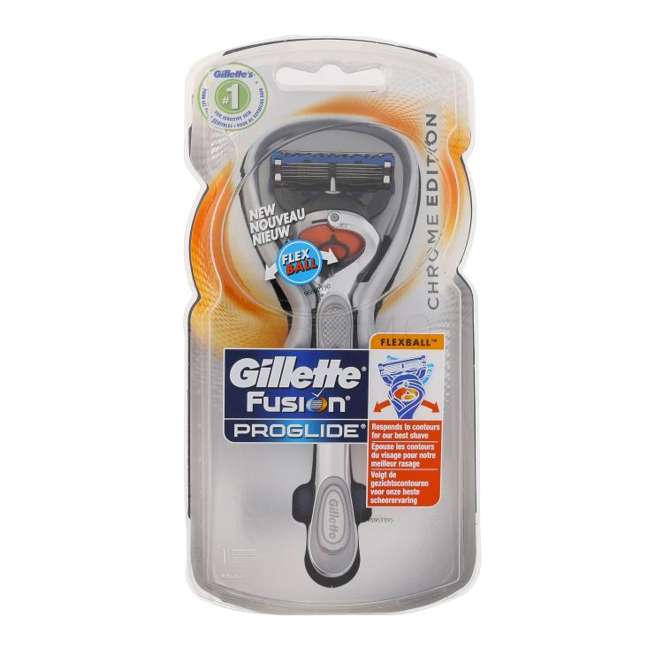 Gillette Fusion Proglide Flexball Chrome Edition Rasierer für Herren 1 St.