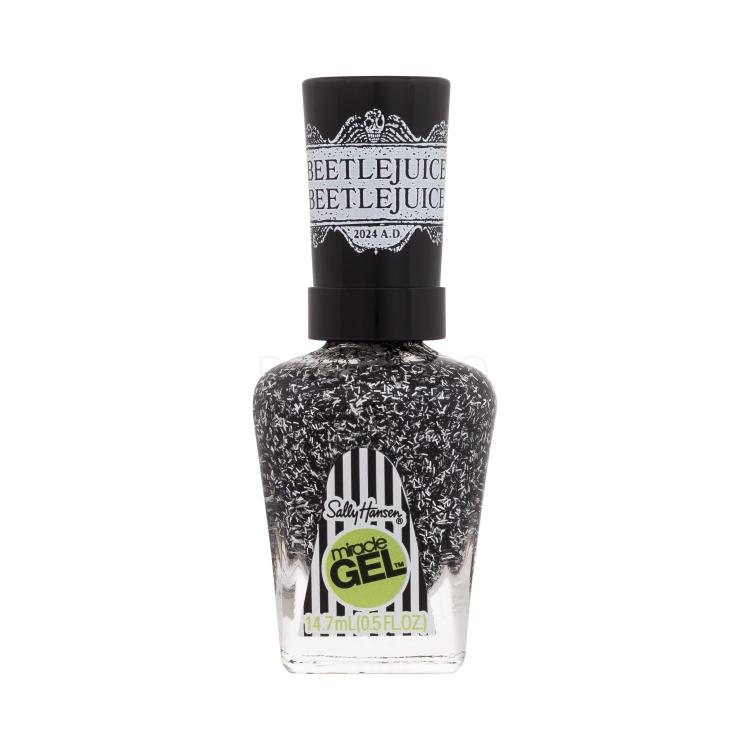 Sally Hansen Miracle Gel Beetlejuice Nagellack für Frauen 14,7 ml Farbton  929 Ghost With The Most