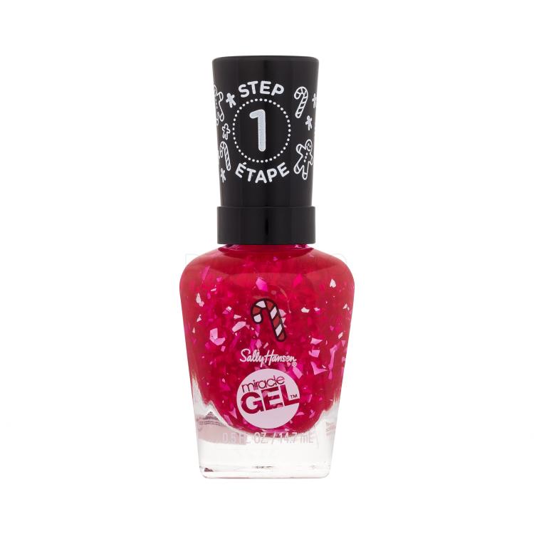 Sally Hansen Miracle Gel Gingerbread Kisses Collection Nagellack für Frauen 14,7 ml Farbton  912 Peppermint To Be