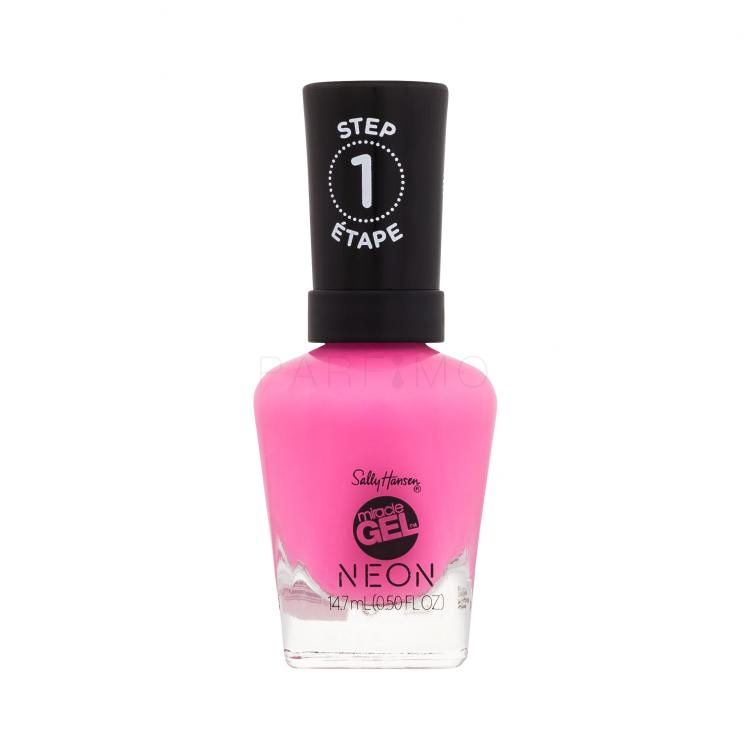 Sally Hansen Miracle Gel Neon Nagellack für Frauen 14,7 ml Farbton  050 Fuchsia Fever