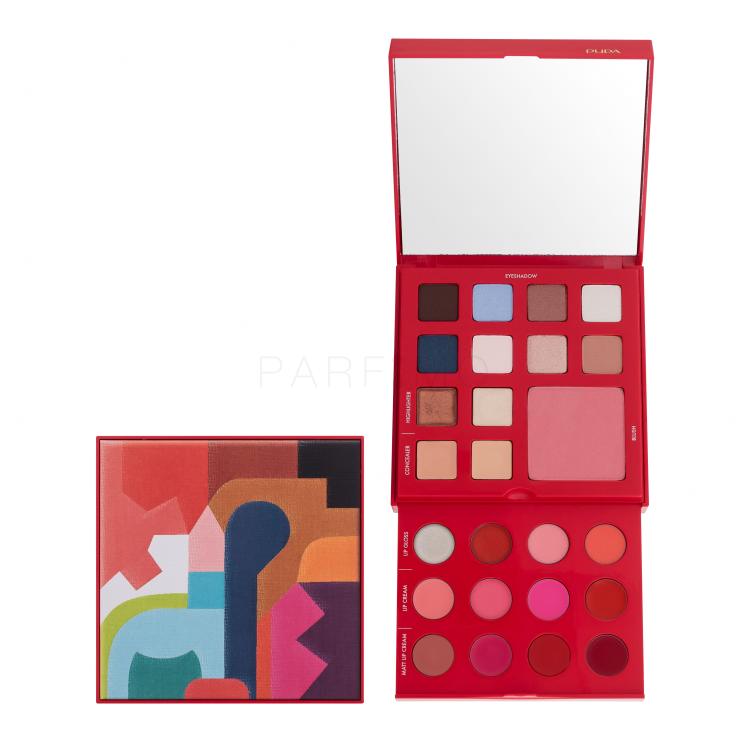 Pupa Pupart M Make-Up Palette Red Beauty Set für Frauen 18,8 g