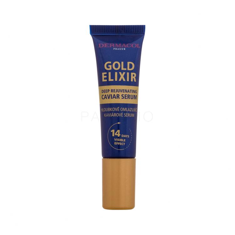 Dermacol Gold Elixir Deep Rejuvenating Caviar Serum Gesichtsserum für Frauen 12 ml