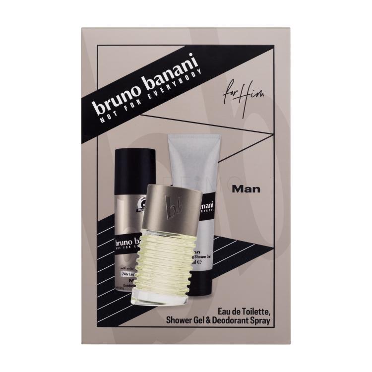 Bruno Banani Man Geschenkset Edt 50ml + 50ml Duschgel + 50ml Deo