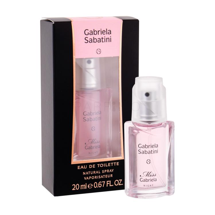 Gabriela Sabatini Miss Gabriela Night Eau de Toilette für Frauen 20 ml