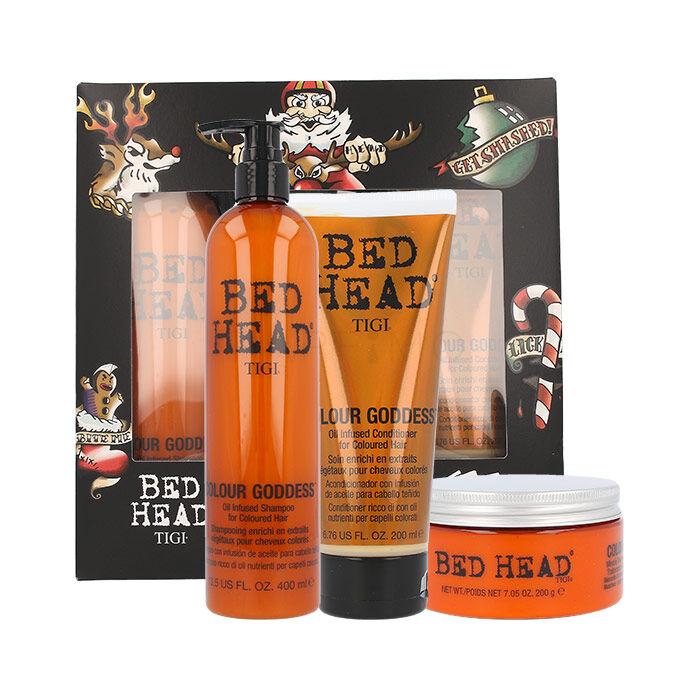 Tigi Bed Head Colour Goddess Geschenkset Shampoo 400 ml + Spülung 200 ml + Haarmaske 200 g