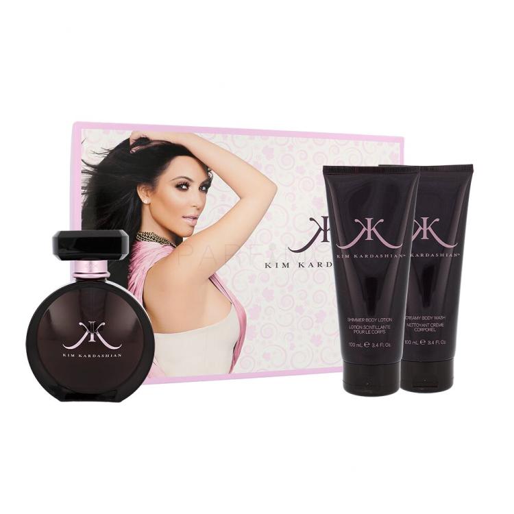 Kim Kardashian Kim Kardashian Geschenkset EDP 100 ml + Körpermilch 100 ml + Duschgel 100 ml