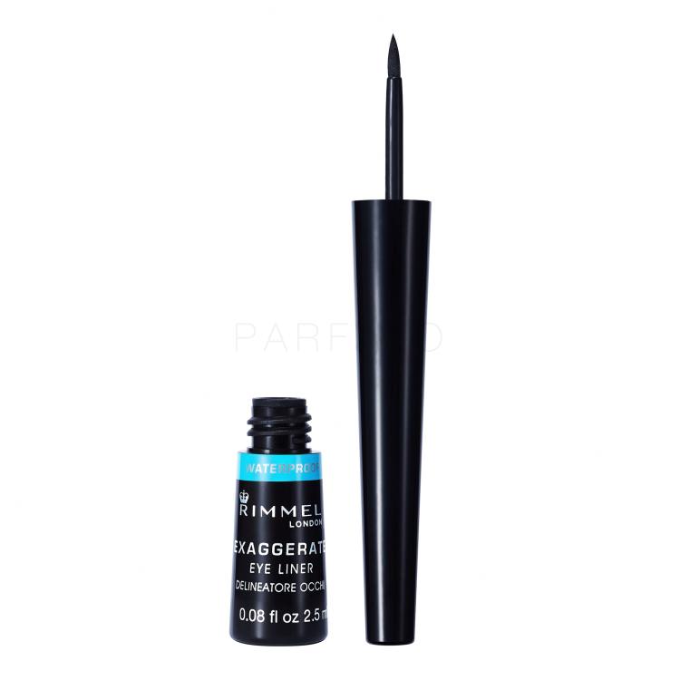 Rimmel London Exaggerate Waterproof Eyeliner für Frauen 2,5 ml Farbton  003 Black