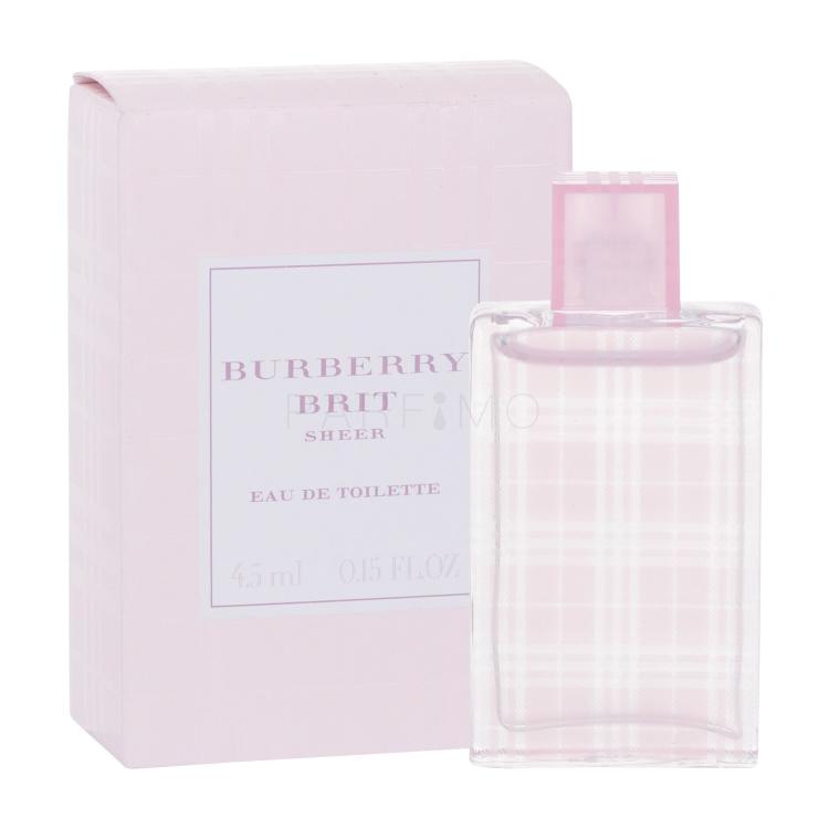 Burberry Brit for Her Sheer Eau de Toilette für Frauen 4,5 ml