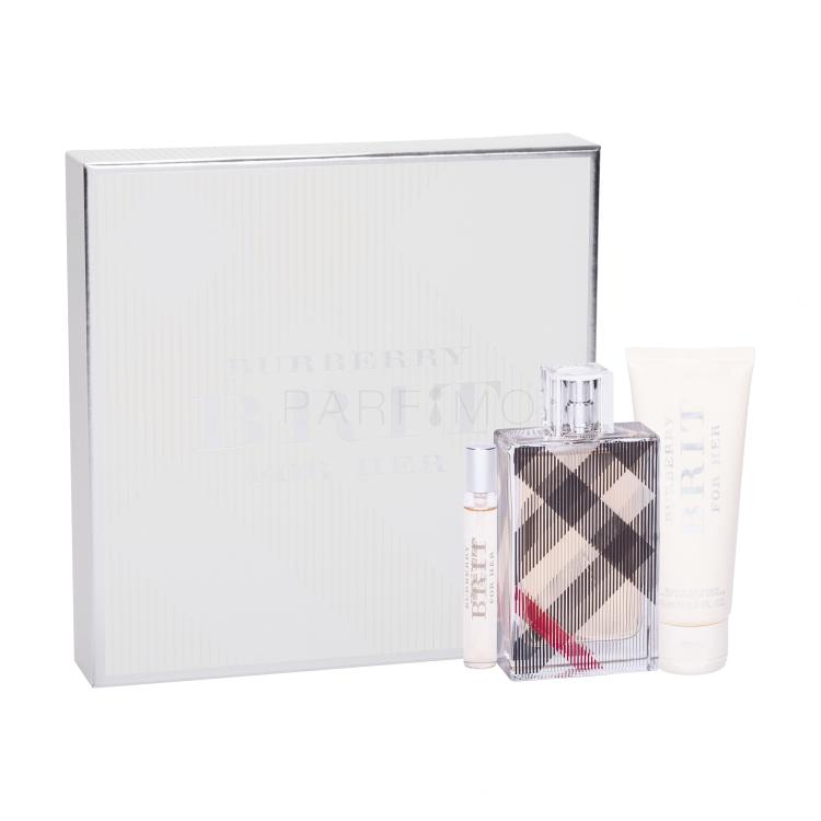 Burberry Brit for Her Geschenkset Edp 100 ml + Edp 7,5 ml + Körpermilch 75 ml