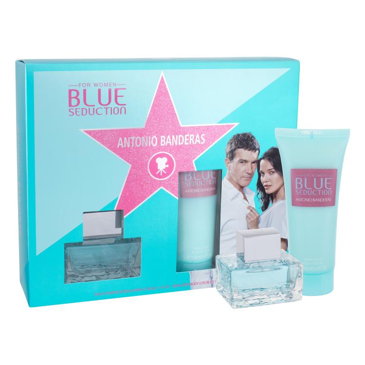 Banderas Blue Seduction Geschenkset Edt 50 ml + Körpercreme 100 ml