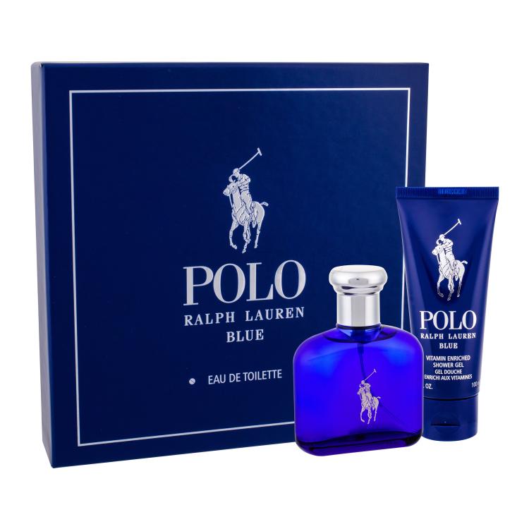 Ralph Lauren Polo Blue Geschenkset EDT 75 ml + Duschgel 100 ml